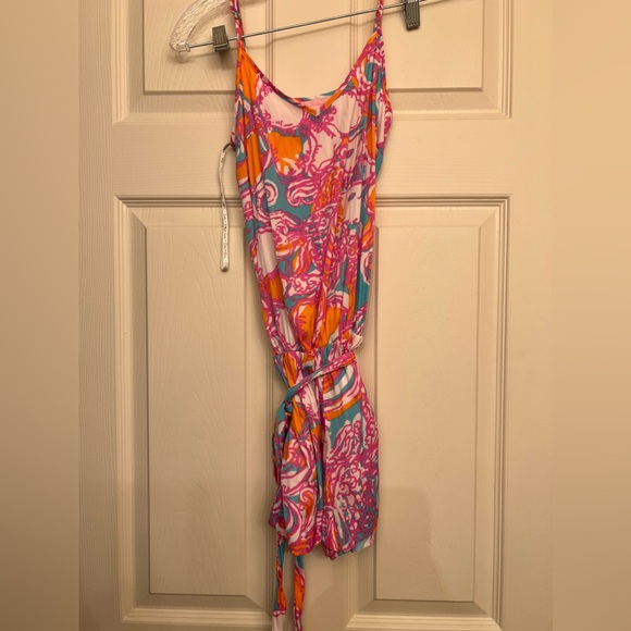 Lilly Pulitzer Deanna Feeling Tank Romper - Picture 2 of 3